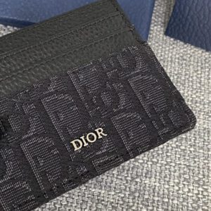 Replica Dior Card Holder Black Man - elite superclone designer purse