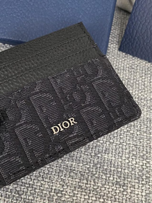 Replica Dior Card Holder Black Man - elite superclone designer purse