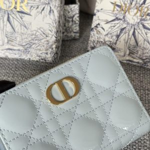 Replica Dior Caro Patent Wallet - near-authentic luxury replica handbag