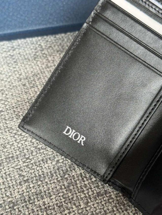 Replica Dior Zipper Card Holder Black - realistic designer-inspired fake bag