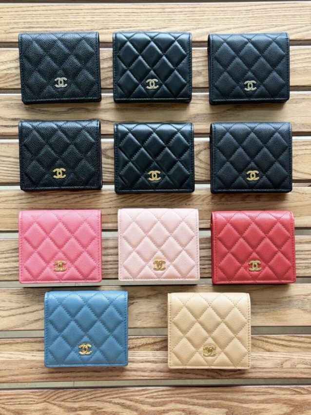 Replica Chanel Compact Bifold Wallet - premium 1:1 fake handbag model