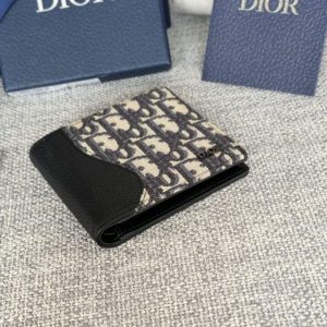 Replica Dior Jacquard Wallet Oblique - high-end fake designer purse