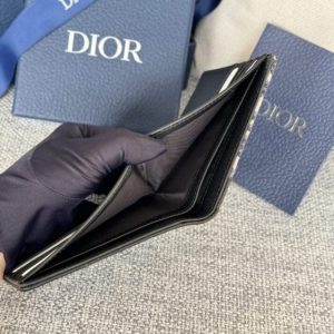 Replica Dior Jacquard Wallet Oblique - authentic-look luxury purse replica