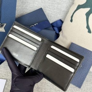 Replica Dior Jacquard Wallet Oblique - best quality luxury bag dupe