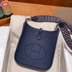 Replica Hermes Evelyne II TPM Black - elite superclone designer purse