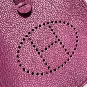 Replica Hermes Evelyne II TPM Purple - premium-grade designer purse dupe