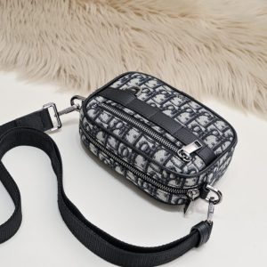 Replica Dior Safari Bag with Strap Oblique - realistic designer-inspired fake bag