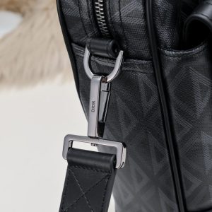 Replica Dior Hit the Road Briefcase Black - premium 1:1 fake handbag model