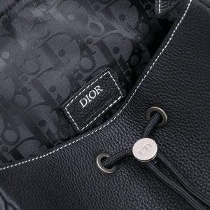 Replica Dior Saddle Backpack Black With Flap - best-selling designer handbag dupe