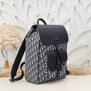 Replica Dior Saddle Backpack with Flap Classic - authentic-look luxury purse replica