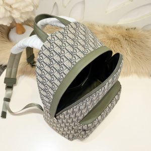 Replica Dior Rider Backpack Khaki Dior Oblique Jacquard - premium 1:1 fake handbag model