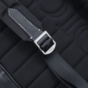 Replica Dior Saddle Zip Backpack Black Grained Calfskin - top-rated replica designer bag