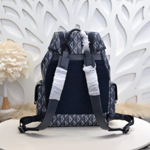 Replica DIOR Hit The Road Backpack Blue Diamond - high-quality designer bag clone