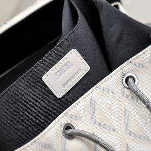 Replica DIOR Hit The Road Backpack White Diamond - high-end fake designer purse