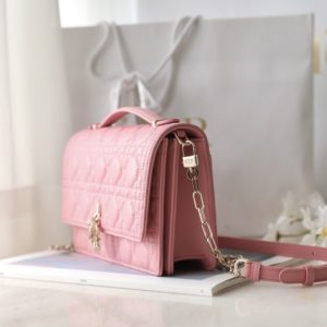 Replica My Dior Top Handle Bag Pink - high-quality designer bag clone