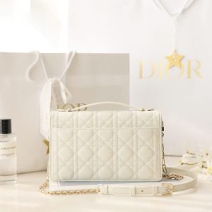 Replica My Dior Top Handle Bag White - top-rated replica designer bag