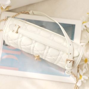 Replica My Dior Top Handle Bag White - realistic designer-inspired fake bag