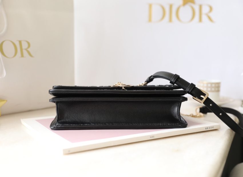 Replica My Dior Top Handle Bag Black Canvas - high-end fake designer purse