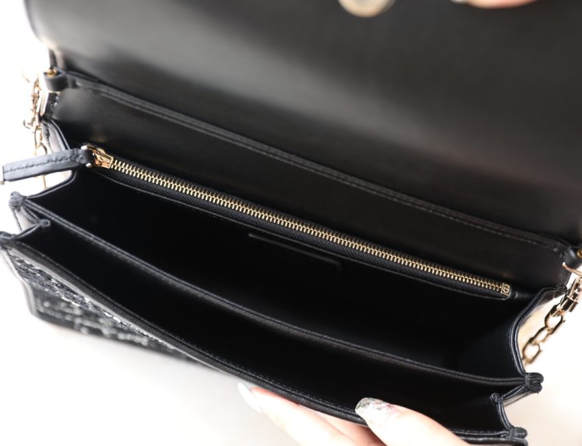 Replica My Dior Top Handle Bag Black Canvas - high-quality designer bag clone