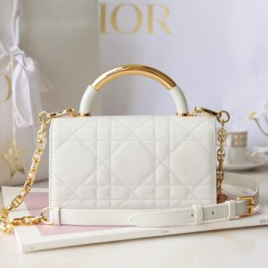 Replica Dior Ange White - best quality luxury bag dupe
