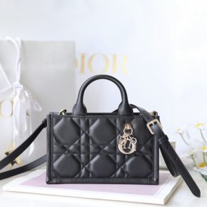 Replica Dior Tote Book Mini Black - high-quality designer bag clone