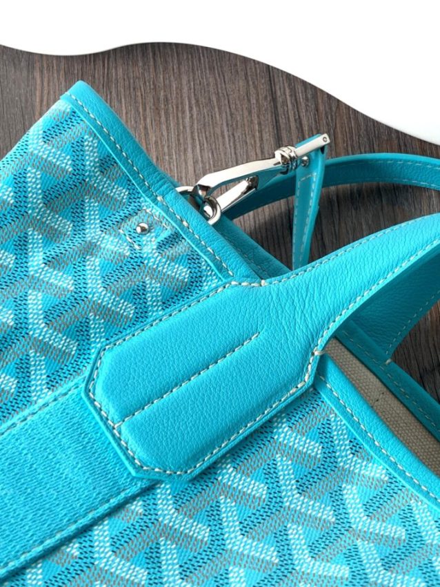 Replica Goyard Belharra Turquoise Blue - 1:1 designer replica handbag