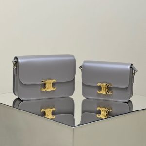 Replica Celine Triomphe Mini Grey - top-rated replica designer bag