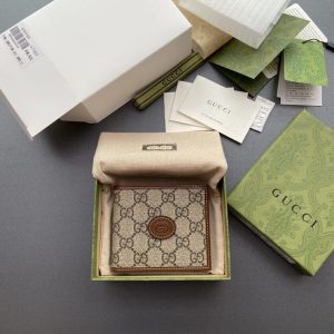 Replica Gucci Interlocking Wallet Brown - premium-grade designer purse dupe