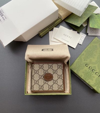 Replica Gucci Interlocking Wallet Brown - premium-grade designer purse dupe