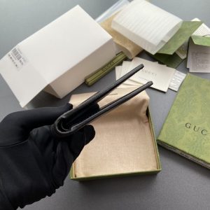 Replica Gucci Interlocking Wallet Black - authentic-look luxury purse replica