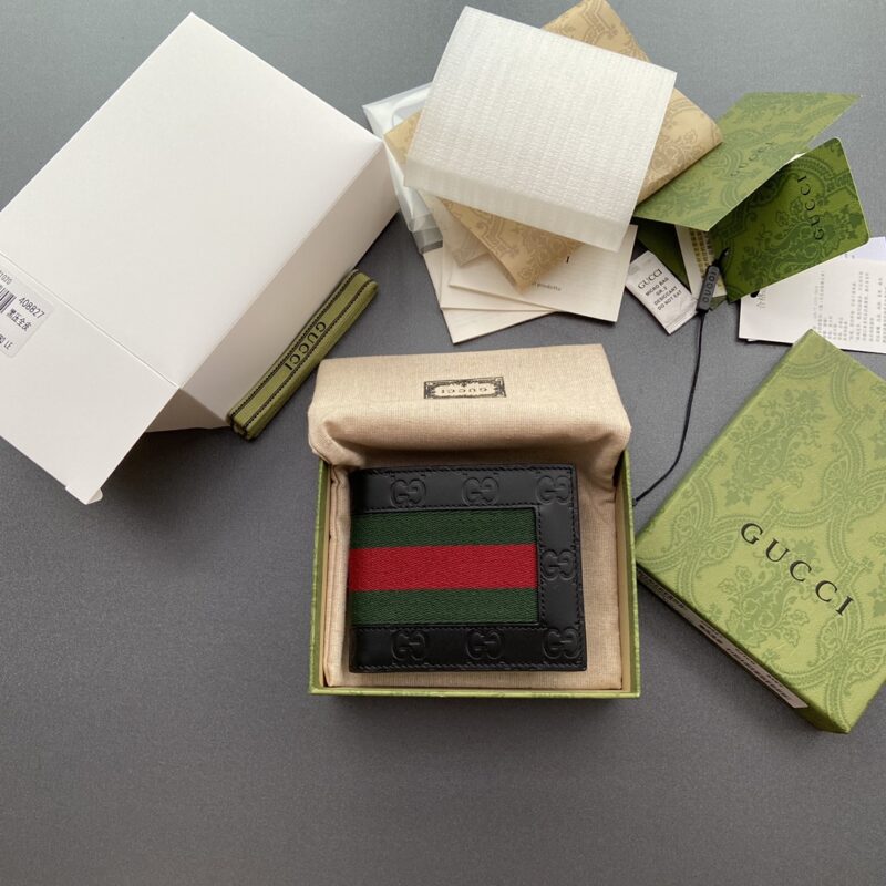 Replica Gucci Double G bifold Wallet Leather - best quality luxury bag dupe