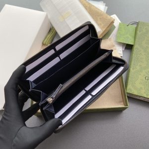 Replica Gucci Ophidia Zipper Wallet Black - high-quality designer bag clone