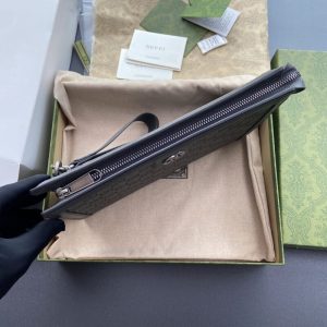 Replica Gucci G Ophidia Clutch Grey - elite superclone designer purse