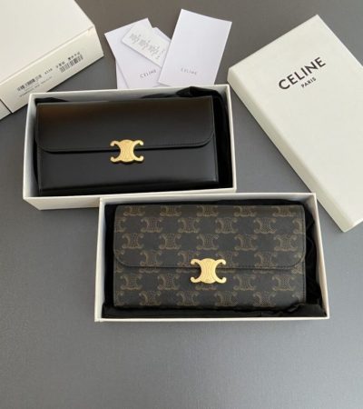 Replica Celine Triumphe Long Wallet - 1:1 designer replica handbag