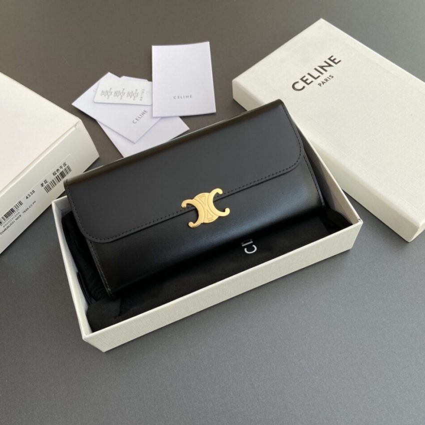 Replica Celine Triumphe Long Wallet - elite superclone designer purse