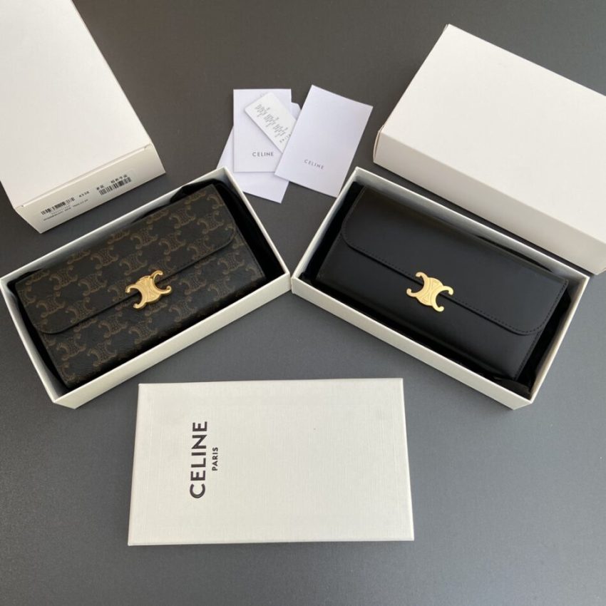Replica Celine Triumphe Long Wallet - authentic-look luxury purse replica