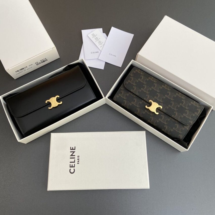 Replica Celine Triumphe Long Wallet - top-rated replica designer bag