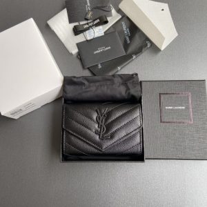 Replica Yves Saint Laurent Two-fold Wallet - best quality luxury bag dupe
