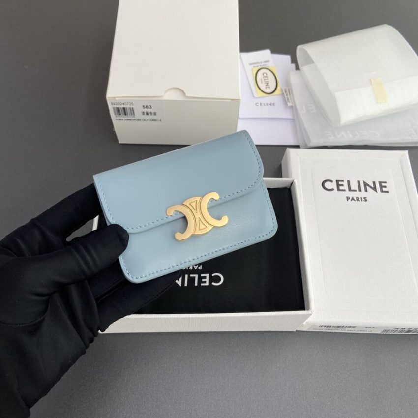Replica Celine Triumphe Wallet Clips - best quality luxury bag dupe