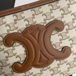 Replica Celine Triumphe Clutch White - elite superclone designer purse