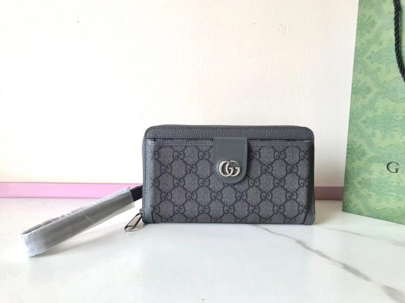 Replica Gucci Ophidia GG Wallet Grey - elite superclone designer purse