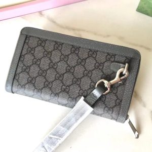 Replica Gucci Ophidia GG Wallet Grey - high-quality designer bag clone