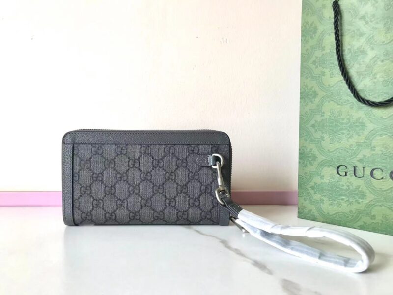 Replica Gucci Ophidia GG Wallet Grey - premium-grade designer purse dupe
