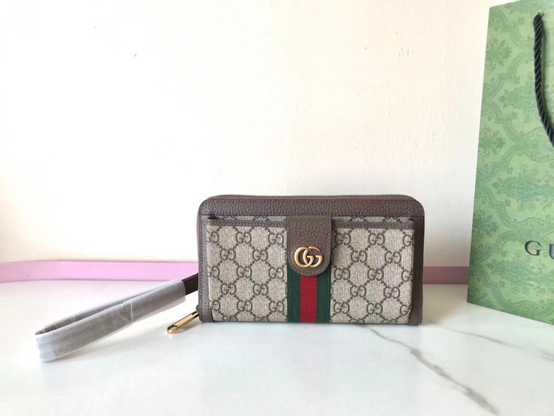 Replica Gucci Ophidia GG Wallet Beige - premium-grade designer purse dupe