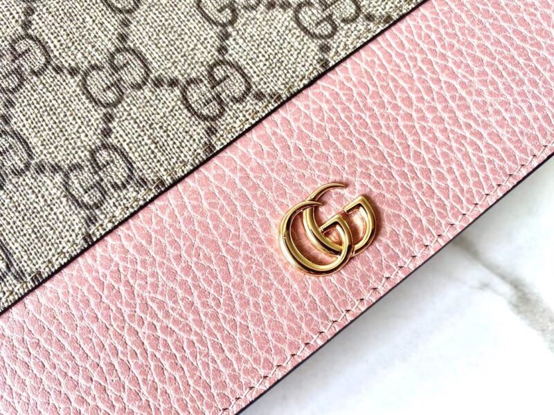 Replica Gucci GG Marmont Chain Bag Pink - elite superclone designer purse