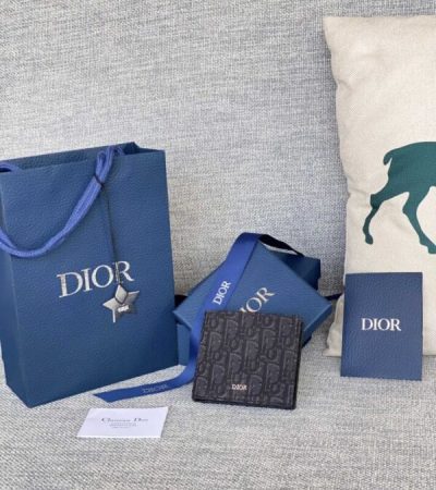 Replica Dior Jacquard Wallet Black - best-selling designer handbag dupe