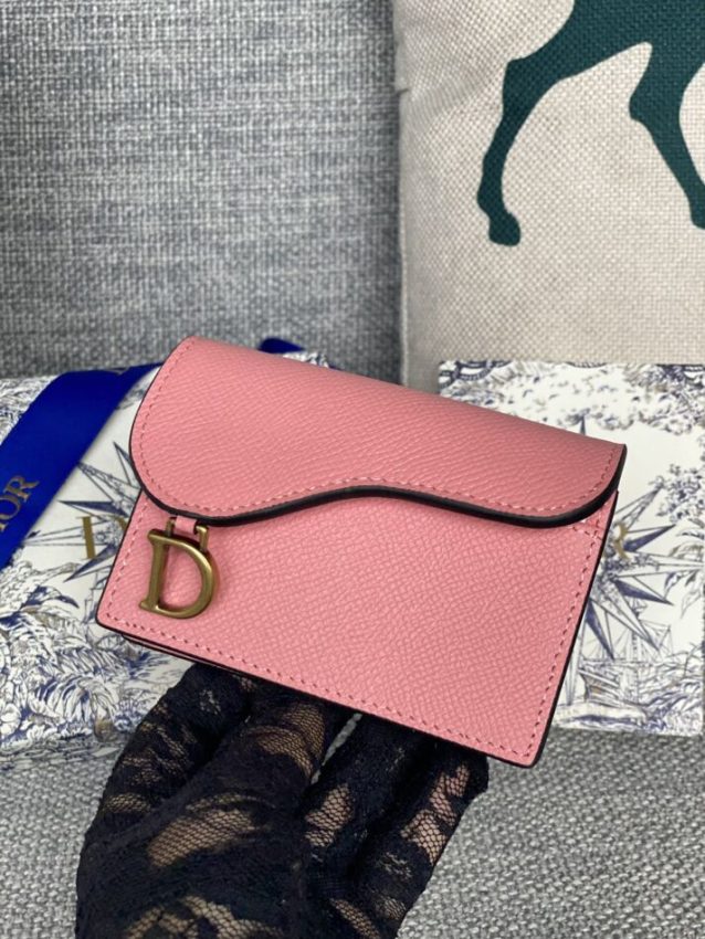 Replica Dior Saddle Flap Card Holder - authentic-look luxury purse replica
