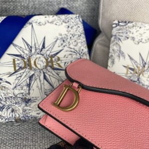 Replica Dior Saddle Flap Card Holder - elite superclone designer purse