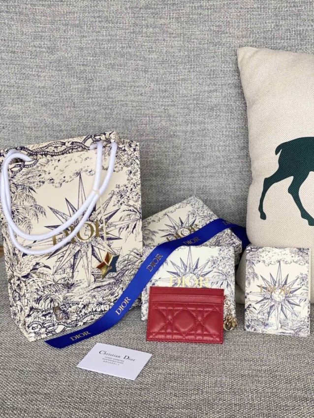 Replica Dior Freesia Card Holder - high-quality designer bag clone