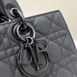 Replica Dior Lady D-Joy Large Bag Black Matte - high-quality designer bag clone